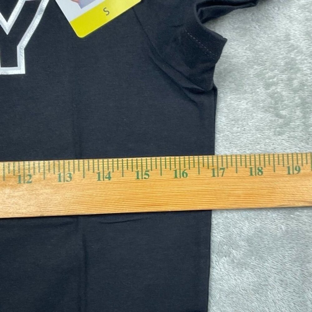 DKNY Sport Black Logo Shirt S Cotton Blend Short Sleeve d0037 - Picture 4 of 7